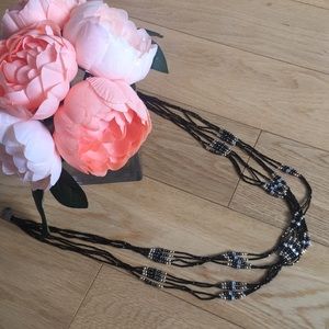 Vintage Japanese Beads Sweater Necklace